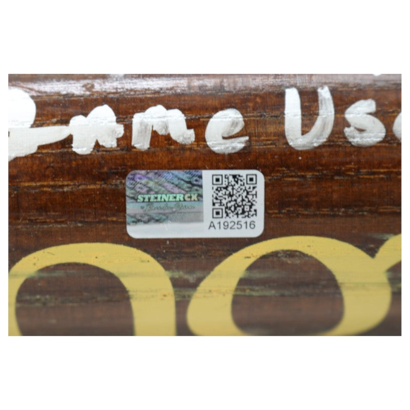 Willie Randolph New York Yankees Autographed Inscribed Game Used Louisville Slugger S44 Brown Bat Randolph CX LOA