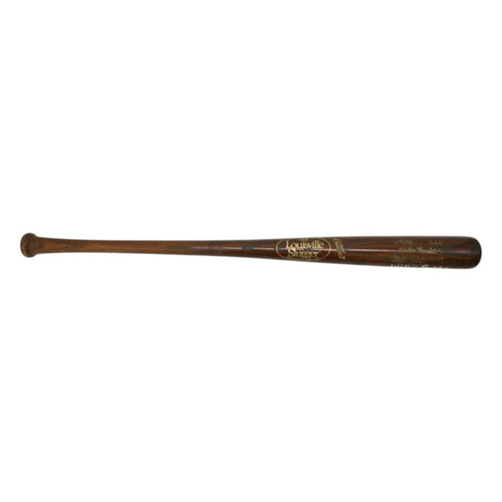 Willie Randolph New York Yankees Autographed Inscribed Game Used Louisville Slugger S44 Brown Bat Randolph CX LOA