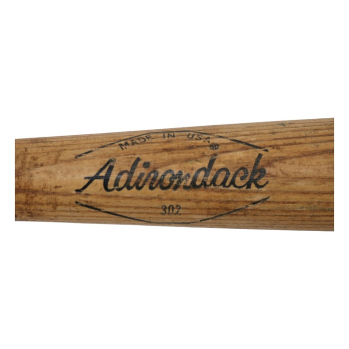 Willie Randolph New York Yankees Autographed Inscribed Game Used Adirondack Flame Treated Big Stick Ash Bat Randolph CX LOA