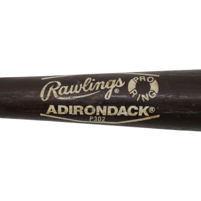 Willie Randolph New York Yankees Autographed Inscribed Game Used Rawlings Adirondack Pro Model Big Stick Brown Bat Randolph CX LOA