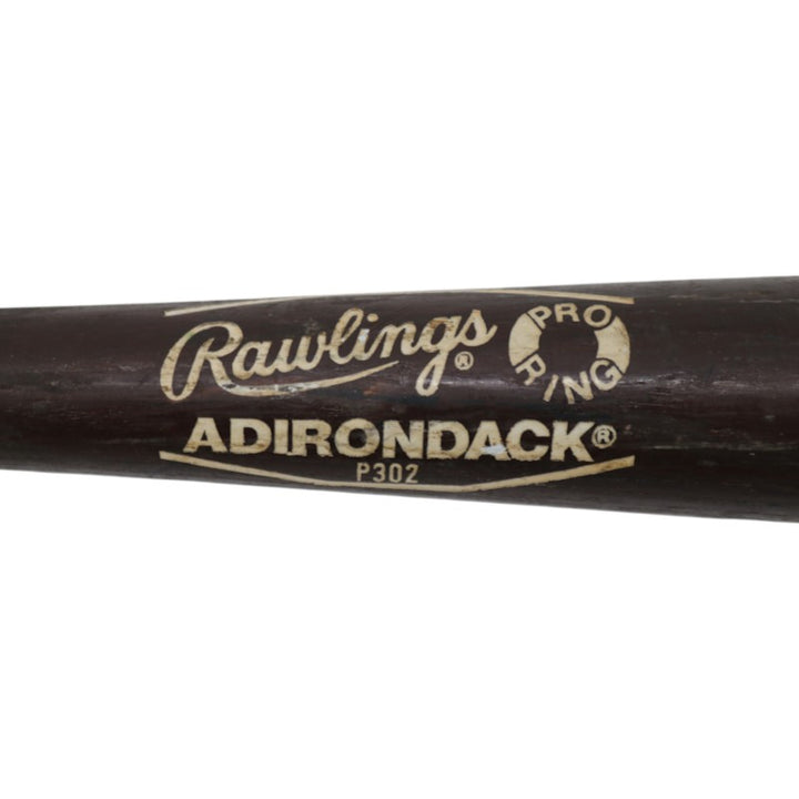 Willie Randolph New York Yankees Autographed Inscribed Game Used Rawlings Adirondack Pro Model Big Stick Brown Bat Randolph CX LOA