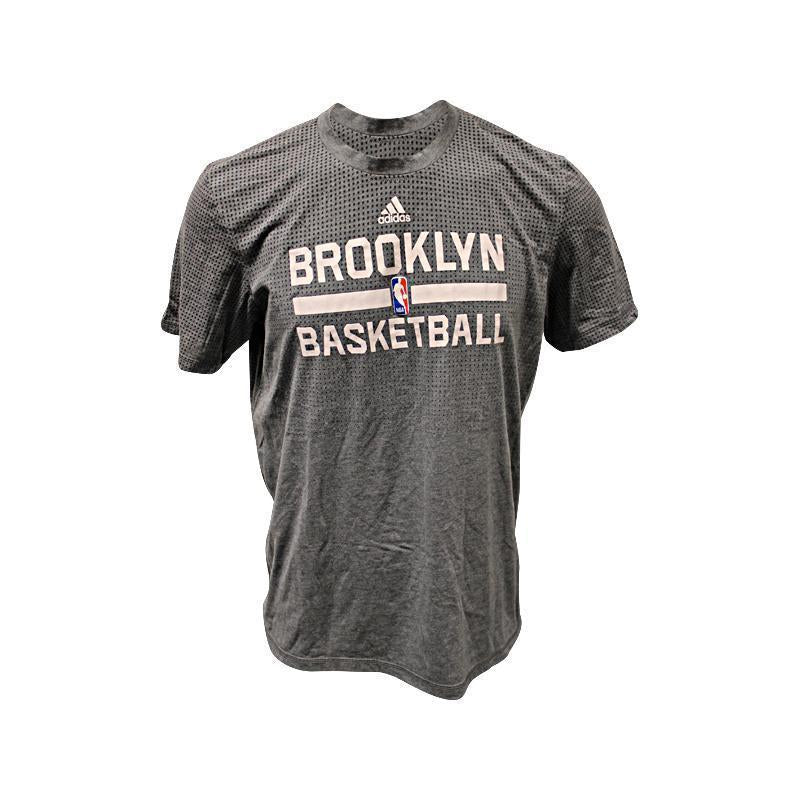 Brooklyn Nets Gray Adidas T-Shirt (Size XL)