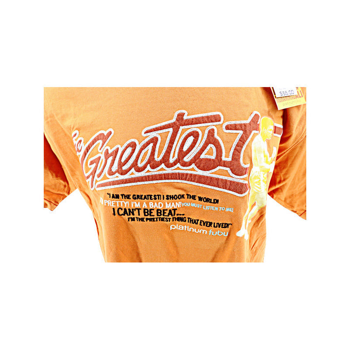 Vintage Muhammad Ali Limited Edition Platinum Fubu The Greatest Shirt XL New With Tags