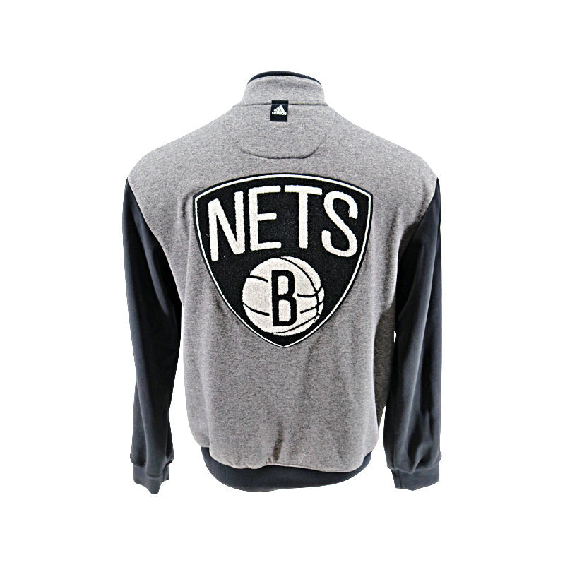 Adidas Brooklyn Nets Joe Harris Gray Authentic Team Issued Warm Up Jacket size Large L
