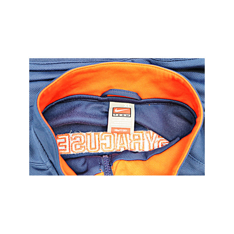Nike Elite Syracuse Orange Team Issued Navy Warm Up Jacket XL Vintage