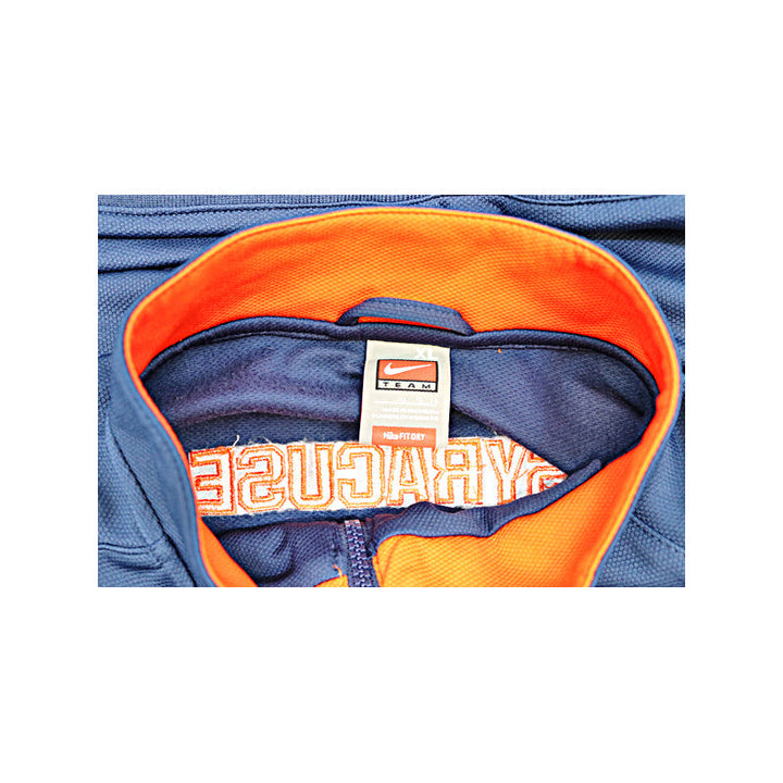 Nike Elite Syracuse Orange Team Issued Navy Warm Up Jacket XL Vintage