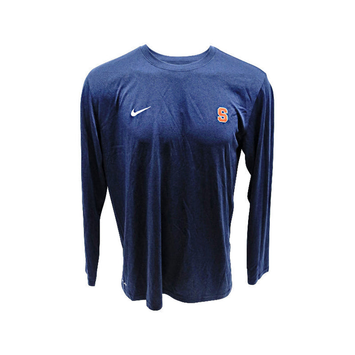 Nike Syracuse University Orange Team Issued Navy Football DriFit Shirt size XL