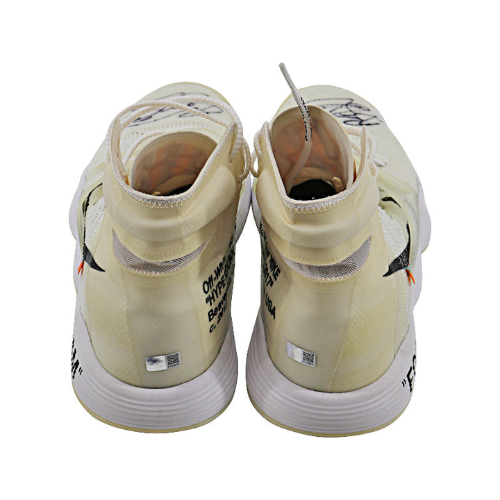 Breanna Stewart Seattle Storm Autographed Game Used Off White Nike Hyperdunk Sneakers (Size 12)