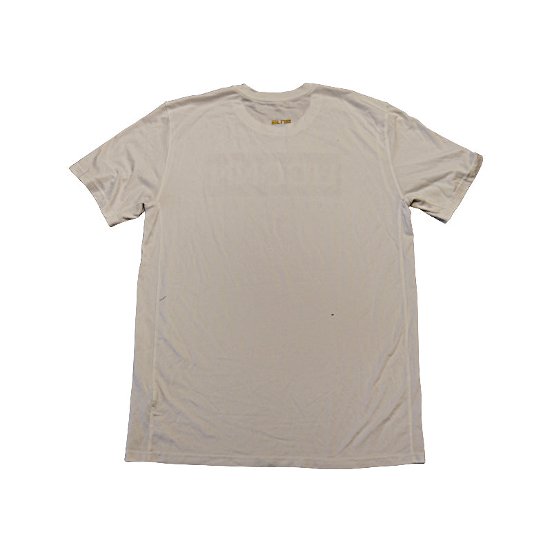 Breanna Stewart UCONN Used Nike Basketball White Practice T-Shirt (Size Large)