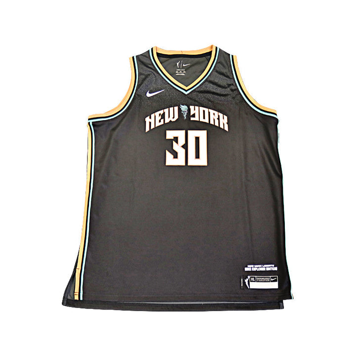 Breanna Stewart New York Liberty Autographed Black Nike Liberty Jersey - Youth XL (Top Tier Auth)