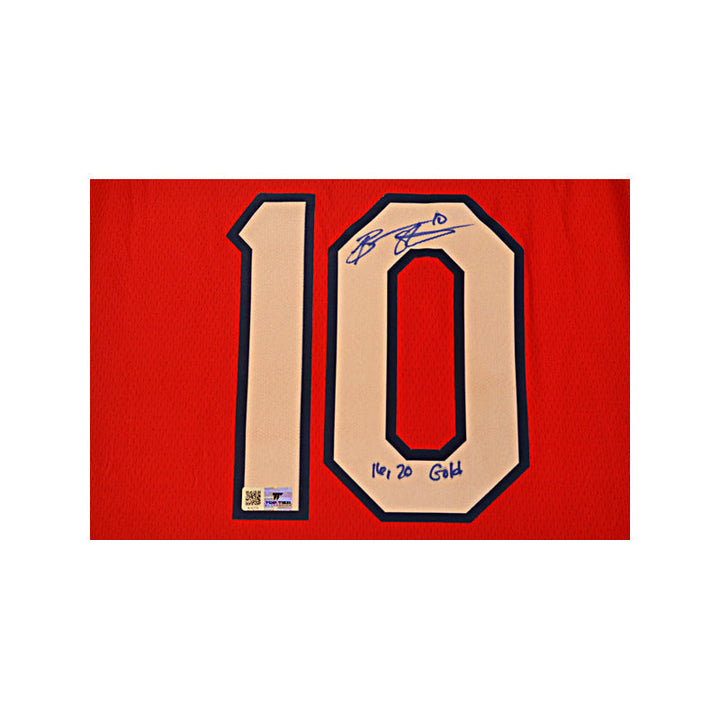 Breanna Stewart Team USA Autographed and Inscribed "16,20 Gold" Custom Red USA Basketball Jersey (Top Tier Auth)