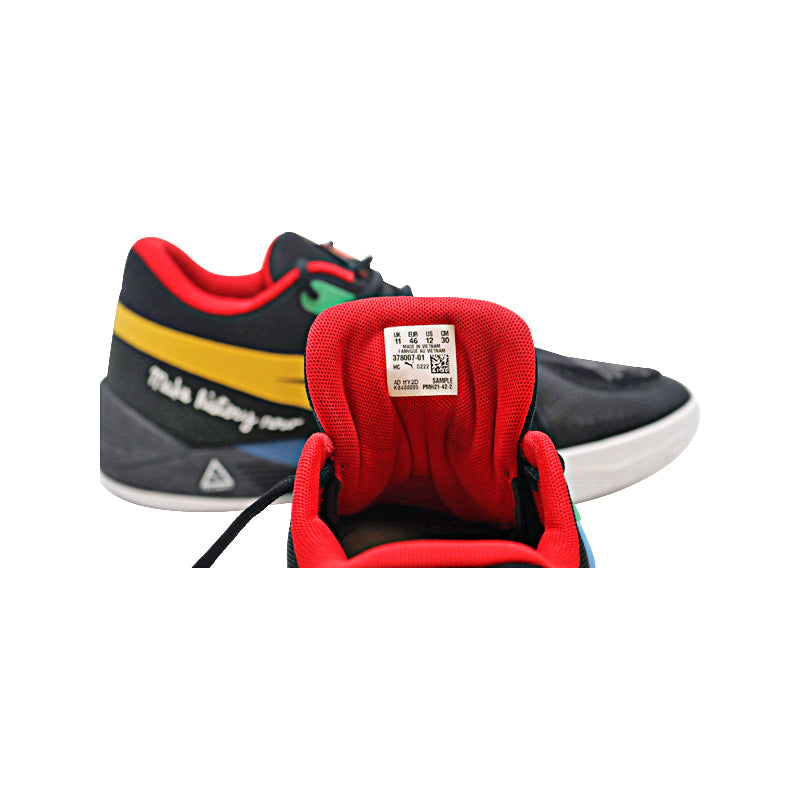 Breanna Stewart Seattle Storm Autographed 2022 WNBA Season Practice Worn Pair of Puma Athlete Sample Black Fives Sneakers (Stewart LOA)