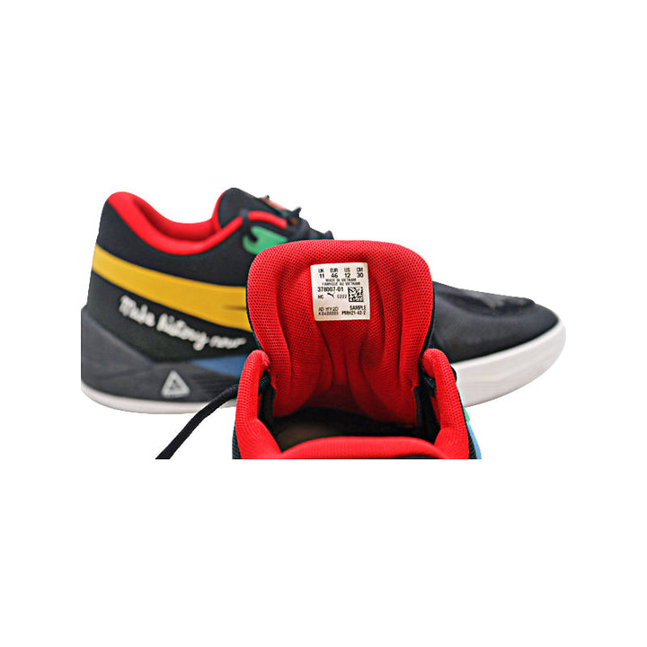 Breanna Stewart Seattle Storm Autographed 2022 WNBA Season Practice Worn Pair of Puma Athlete Sample Black Fives Sneakers (Stewart LOA)