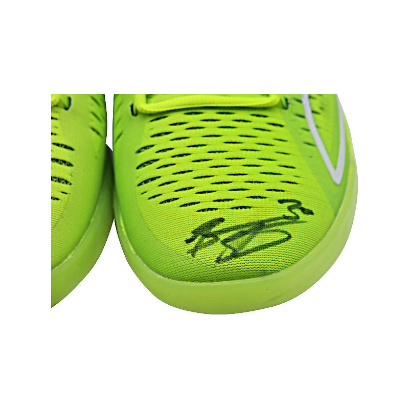 Breanna Stewart Seattle Storm Autographed 2022-23 Turkish League Season Game Worn Pair of Puma Lime/Black Athlete Exclusive Sneakers (Stewart LOA)