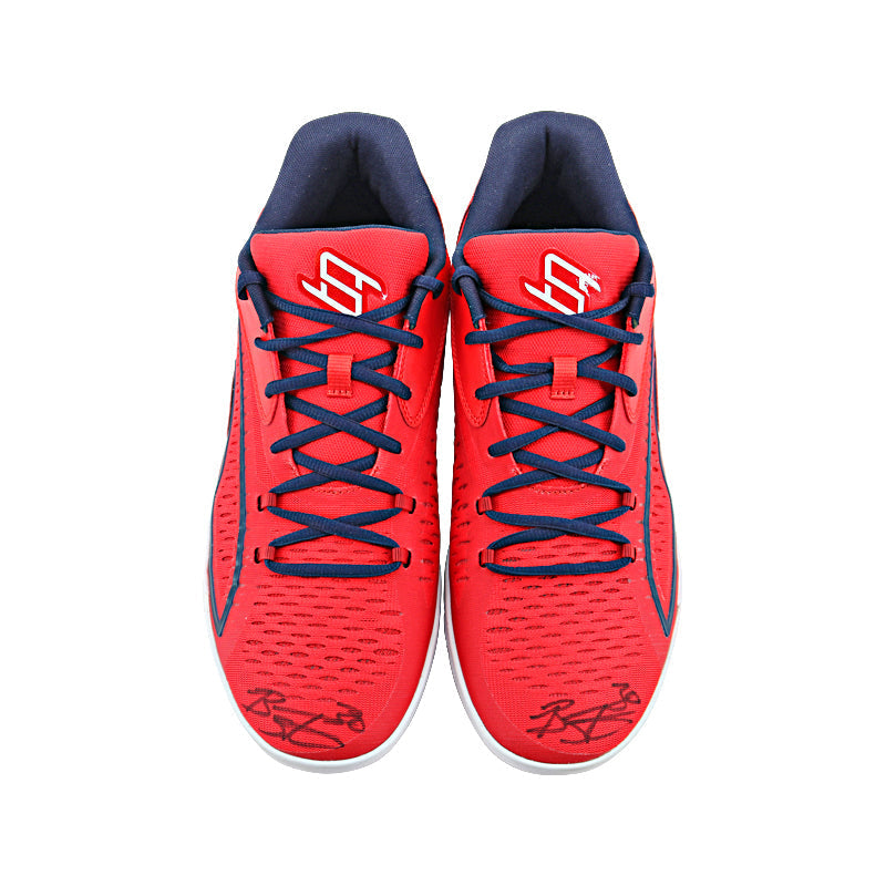 Breanna Stewart New York Liberty Autographed 2020 (2021) Olympics Worn Pair of Size 12 Puma Athlete Sample Red Sneakers 