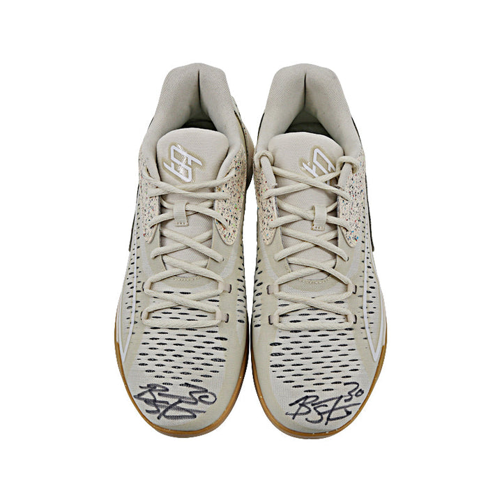 Breanna Stewart New York Liberty Autographed Pair of Worn Size 13.5 Puma Athlete Exclusive Speckled Cream Sneakers 