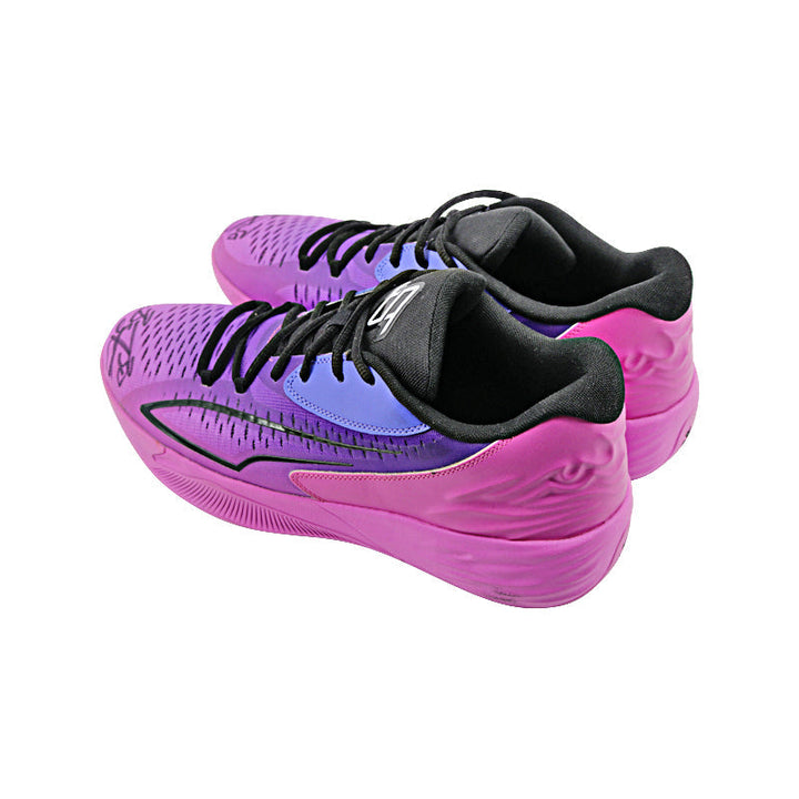 Breanna Stewart New York Liberty Autographed 2022-23 Turkish League Season Game Worn Pair of Size 13.5 Puma Purple/Pink Athlete Exclusive Sneakers