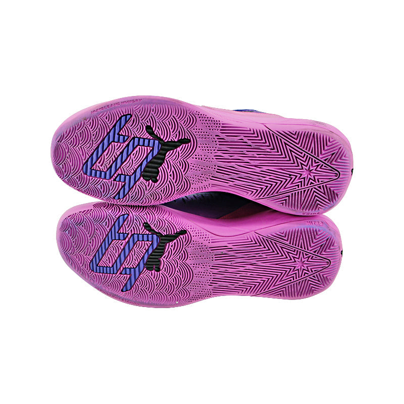 Breanna Stewart New York Liberty Autographed 2022-23 Turkish League Season Game Worn Pair of Size 13.5 Puma Purple/Pink Athlete Exclusive Sneakers