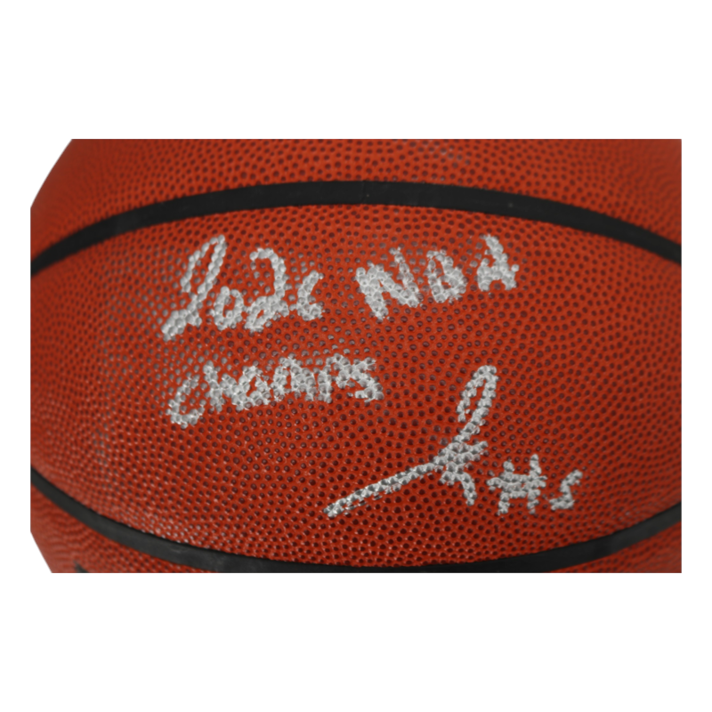 Jose Alvarado New York Knicks Autographed Inscribed Wilson NBA Basketball CX Auth