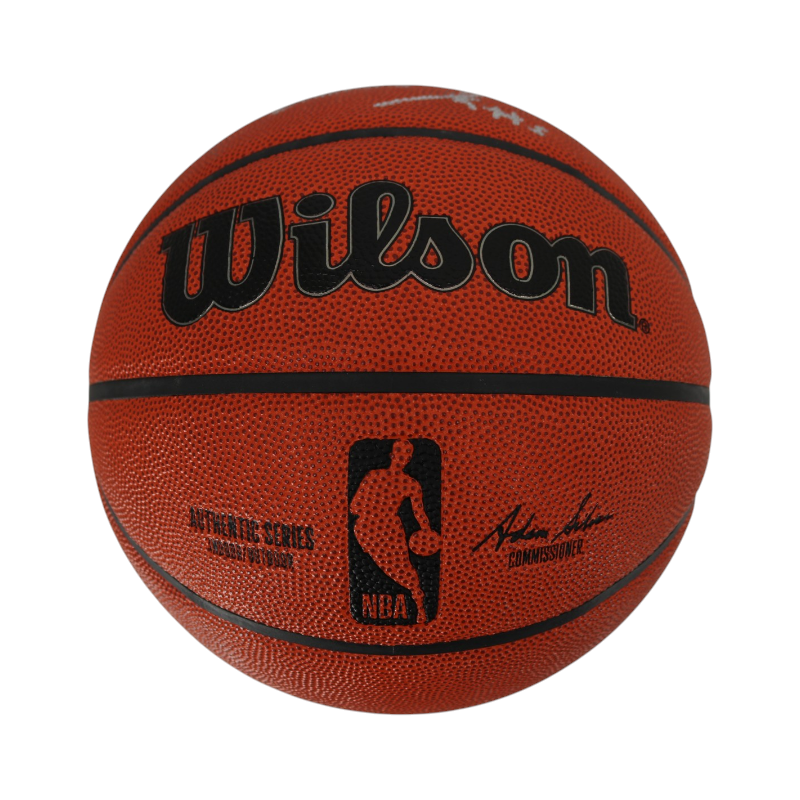 Jose Alvarado New York Knicks Autographed Inscribed Wilson NBA Basketball CX Auth