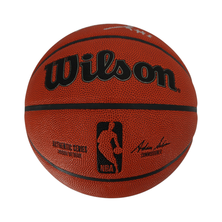 Jose Alvarado New York Knicks Autographed Inscribed Wilson NBA Basketball CX Auth
