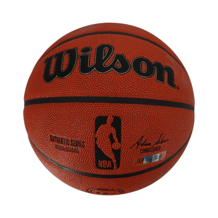 Jose Alvarado New York Knicks Autographed Inscribed Wilson NBA Basketball CX Auth