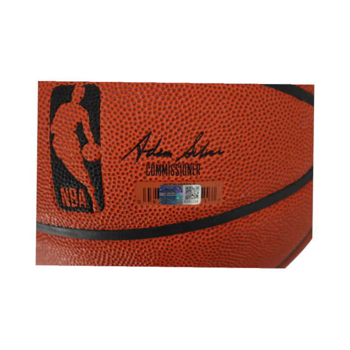 Jose Alvarado New York Knicks Autographed Inscribed Wilson NBA Basketball CX Auth