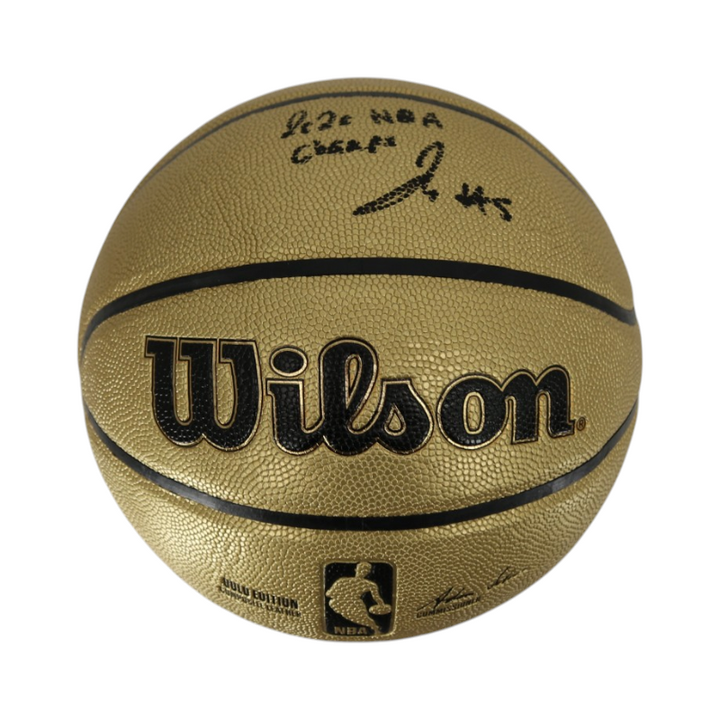 Jose Alvarado New York Knicks Autographed Inscribed Gold Edition NBA Basketball CX Auth