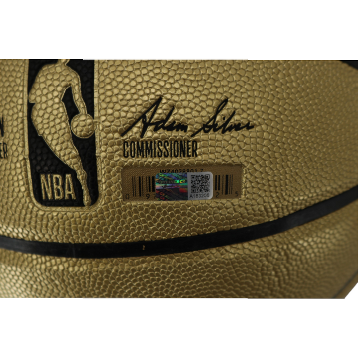 Jose Alvarado New York Knicks Autographed Inscribed Gold Edition NBA Basketball CX Auth