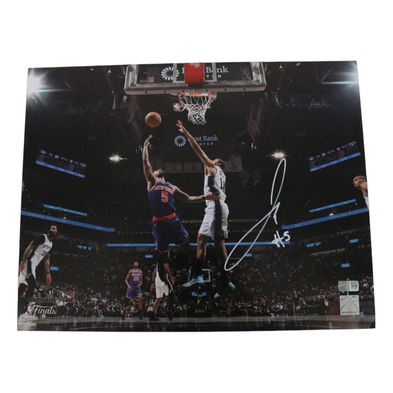 Jose Alvarado New York Knicks Autographed Layup 11x14 Photograph  CX Auth