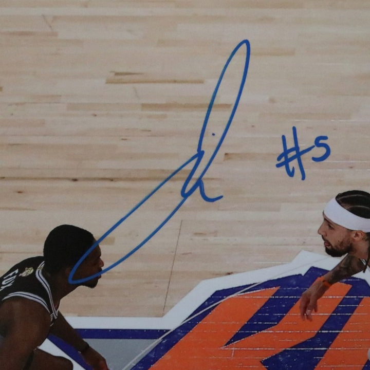 Jose Alvarado New York Knicks Autographed 11x14 Photograph with Fox CX Auth