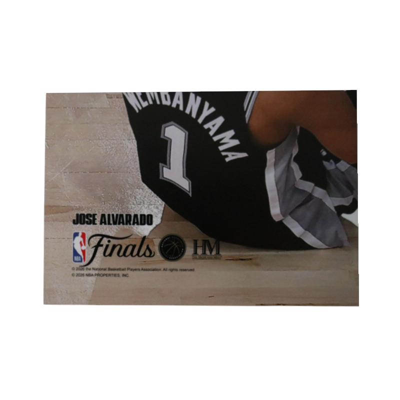 Jose Alvarado New York Knicks Autographed 11x14 Photograph with Wembanyama CX Auth