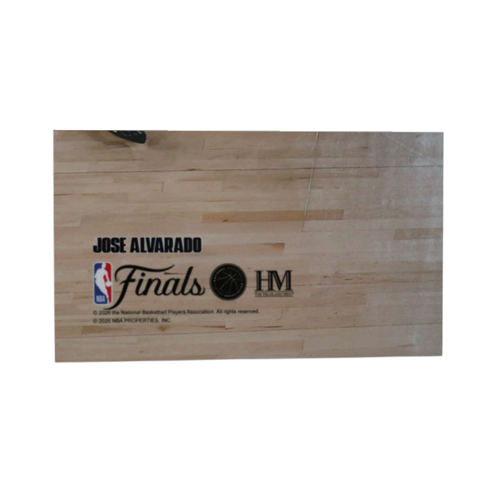 Jose Alvarado New York Knicks Autographed Inscribed 11x14 Photograph with Fox CX Auth