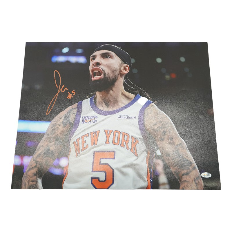 Jose Alvarado New York Knicks Autographed 16x20 Photograph JSA Holo Only