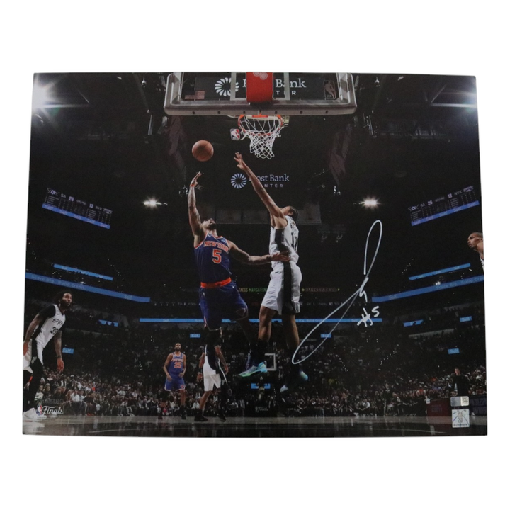 Jose Alvarado New York Knicks Autographed Layup 16x20 Photograph  CX Auth