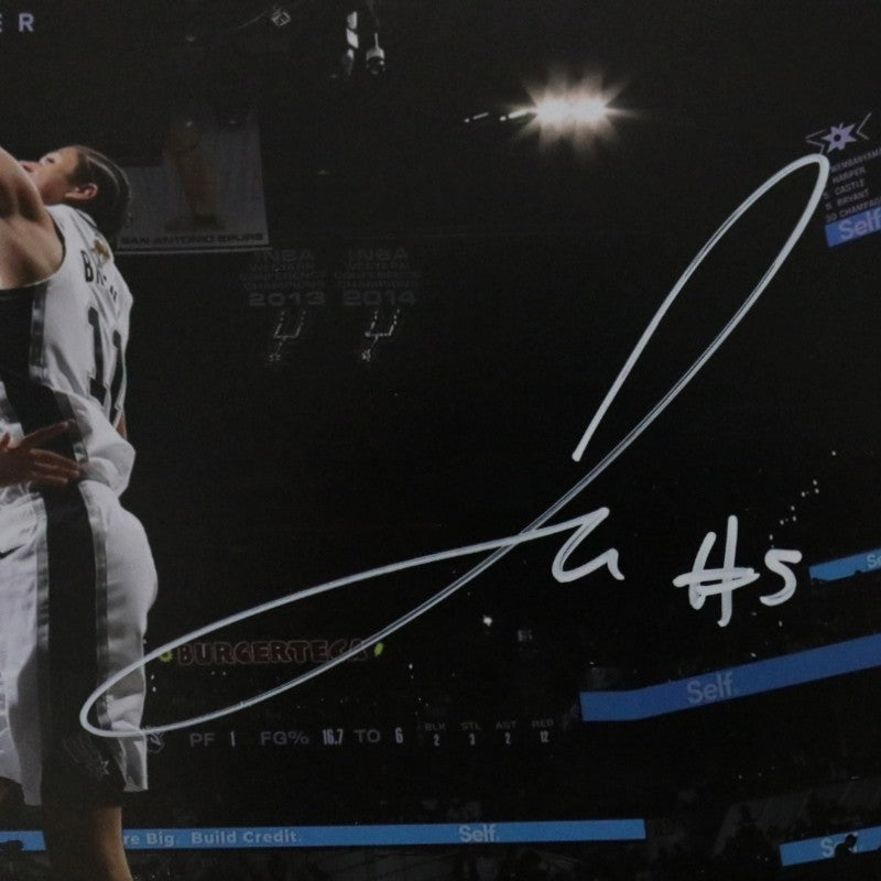 Jose Alvarado New York Knicks Autographed Inscribed Layup 16x20 Photograph  CX Auth