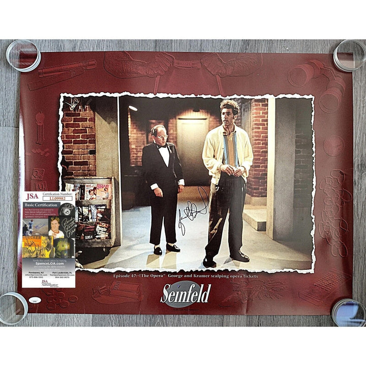 Jason Alexander Signed Seinfeld The Opera 22x28 Poster JSA Certified Auth COA Proof