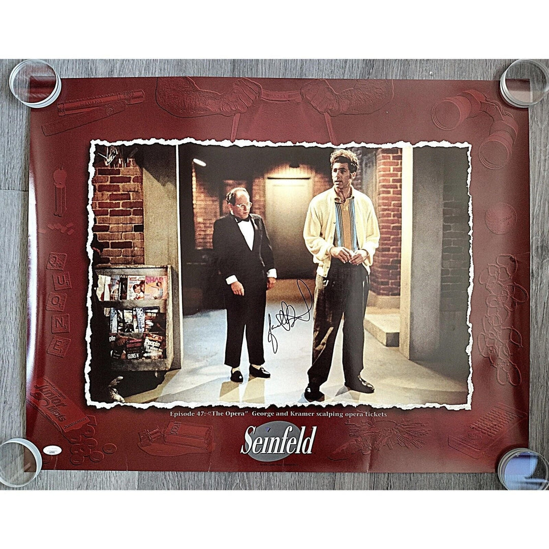Jason Alexander Signed Seinfeld The Opera 22x28 Poster JSA Certified Auth COA Proof