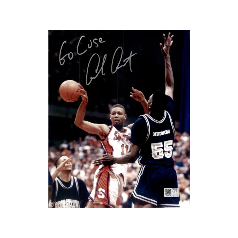 Adrian Autry Syracuse University Autographed and Inscribed "Go Cuse" 8x10 Photograph vs. Mutombo (Top Tier)