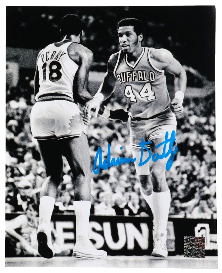 Adrian Dantley Buffalo Braves and Hall of Famer Signed Vintage 8x10 Photo (Playball Ink)