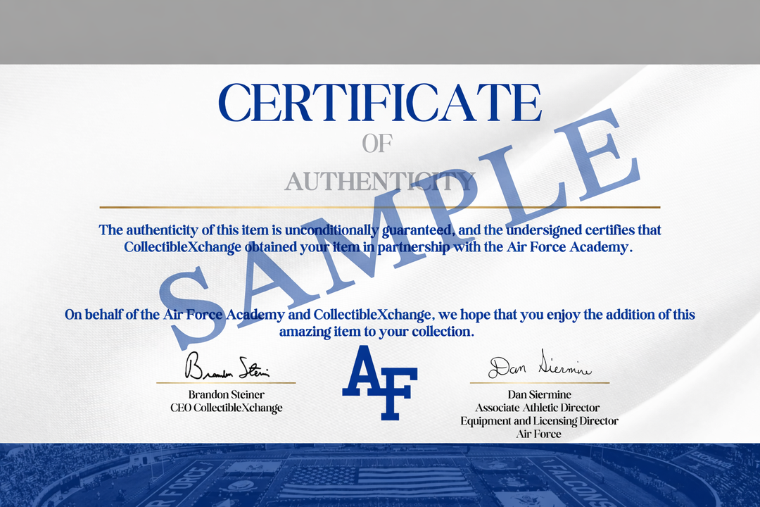 US Air Force Academy 2025 Game Used F16 Nike Vapor Elite Football