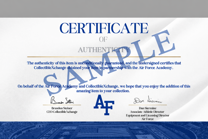 US Air Force Academy 2025 Game Used F16 Nike Vapor Elite Football