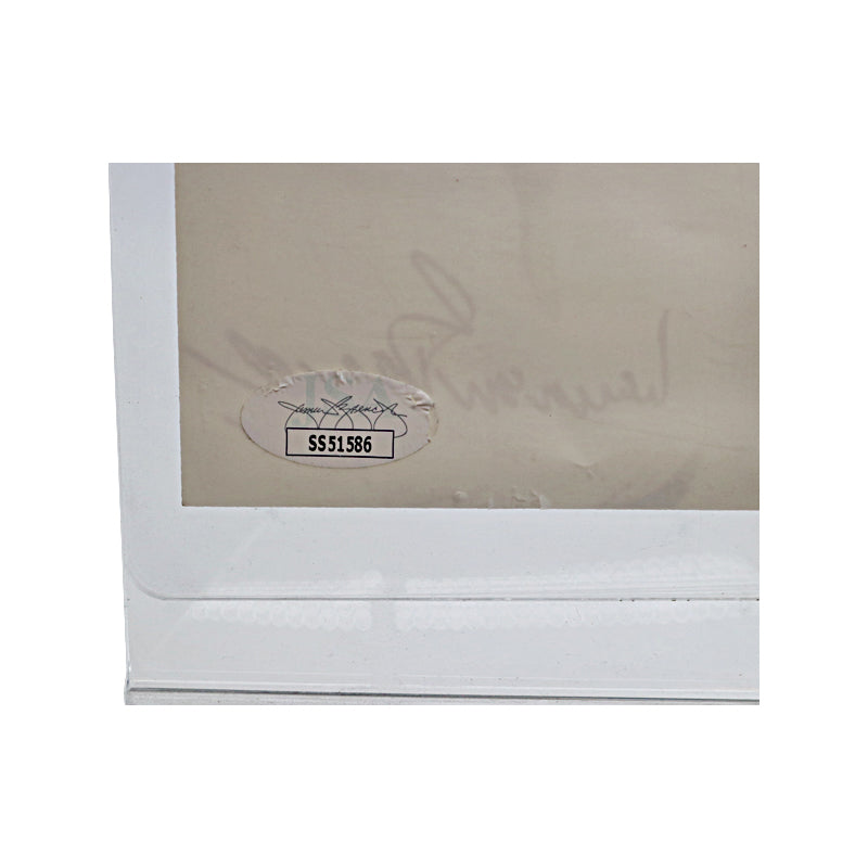 Lauren Bacall Autographed 3.5 x 5 Photo in Acrylic Stand - Slight Creases on Photograph (JSA COA)