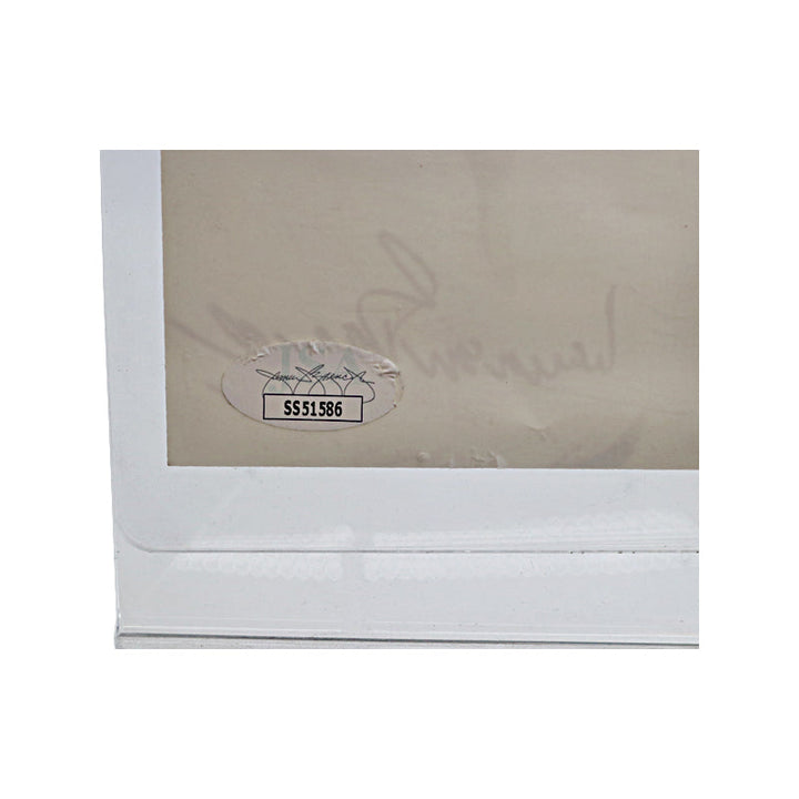 Lauren Bacall Autographed 3.5 x 5 Photo in Acrylic Stand - Slight Creases on Photograph (JSA COA)