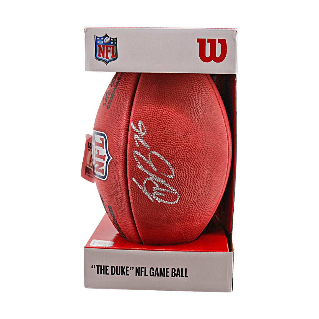 Saquon Barkley Philadelphia Eagles Autographed Signed Wilson NFL Duke Football JSA COA