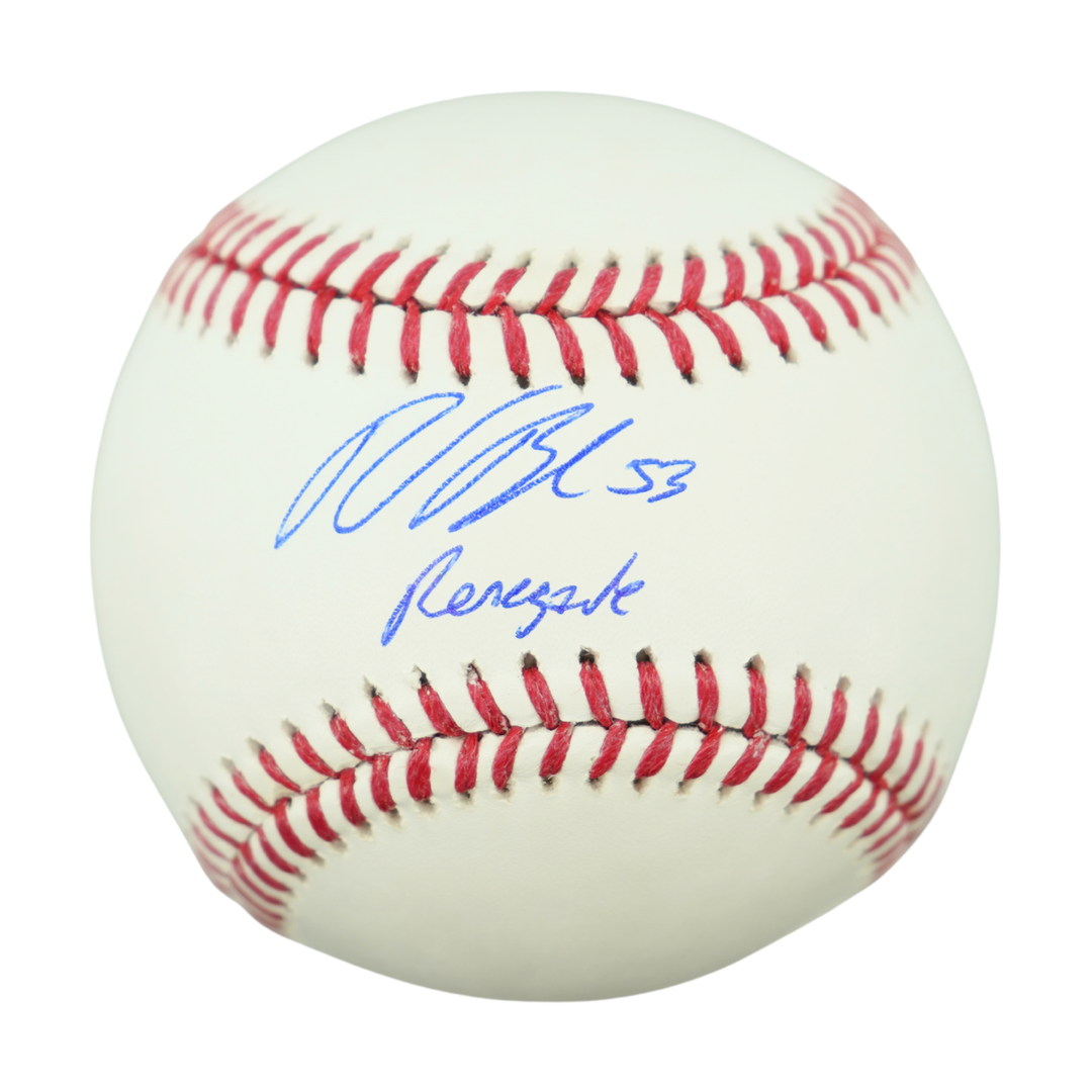 David Bednar New York Yankees Autographed Inscribed Renegade OMLB Baseball (CX Auth)