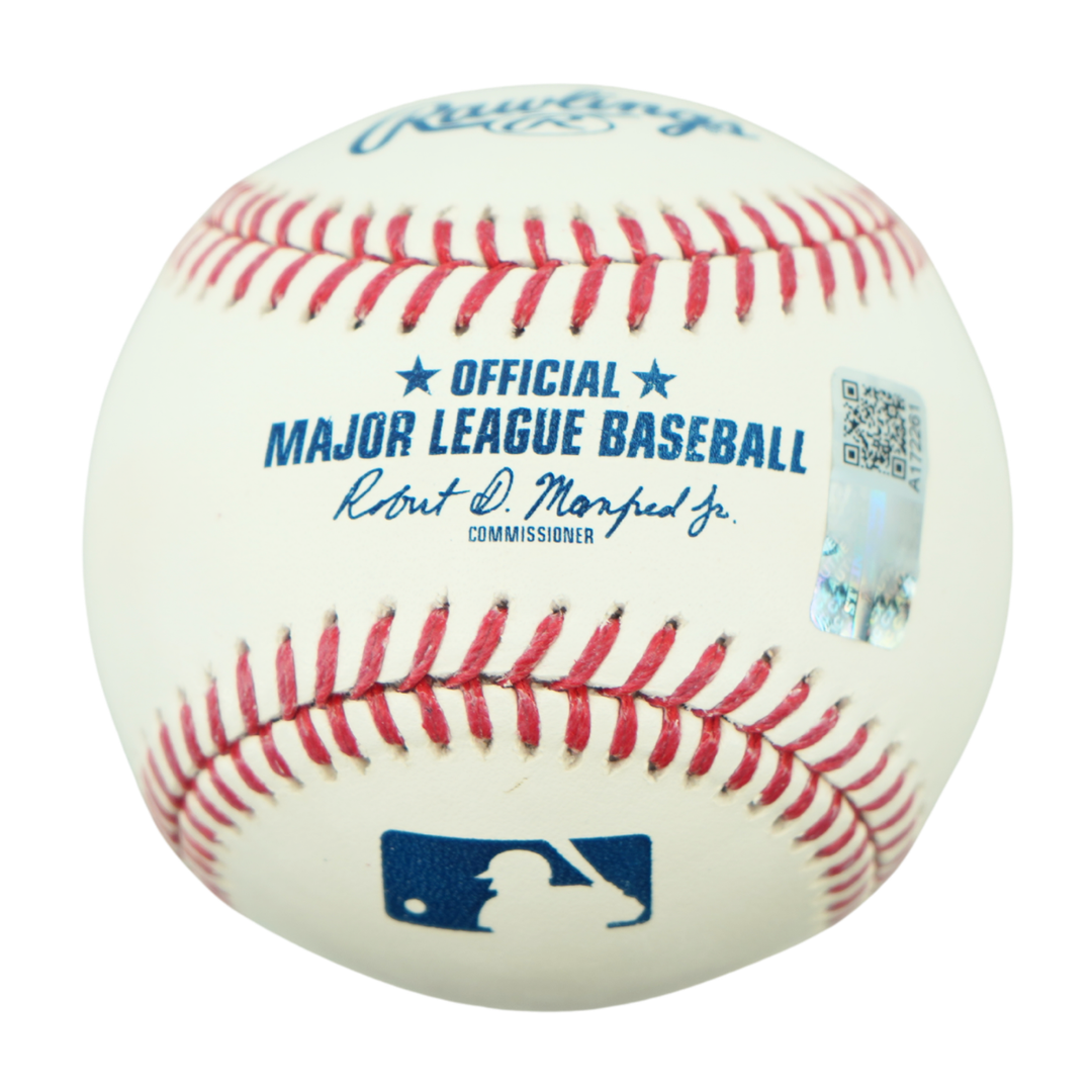 David Bednar New York Yankees Autographed Inscribed Bednar Bandit OMLB Baseball (CX Auth)