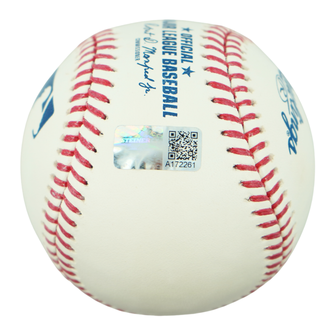 David Bednar New York Yankees Autographed Inscribed Bednar Bandit OMLB Baseball (CX Auth)