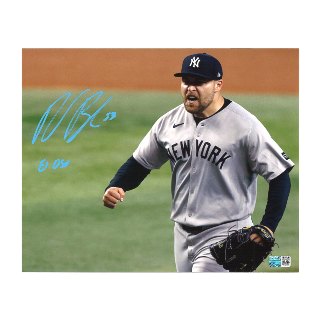 David Bednar New York Yankees Autographed Inscribed 8x10 Photo CX Auth