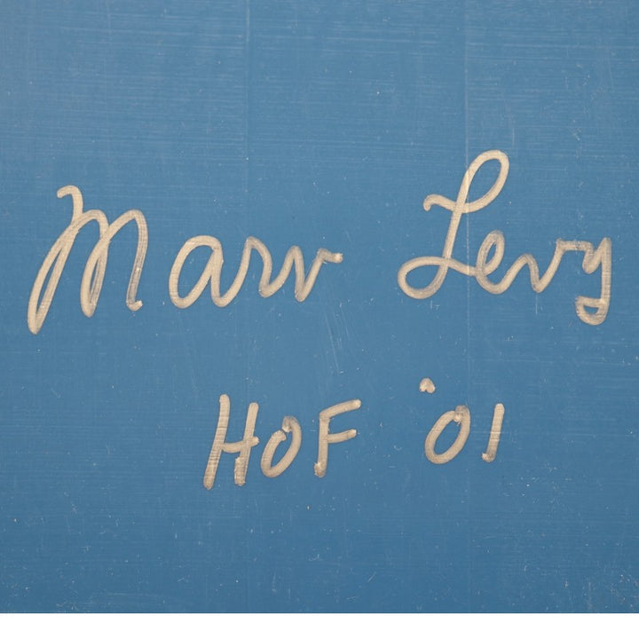 Marv Levy Autographed Inscribed Buffalo Bills Highmark Stadium Authentic Seatback Bills CX LOA